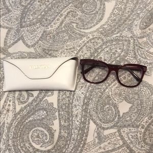 Valentino Dark Red Glasses